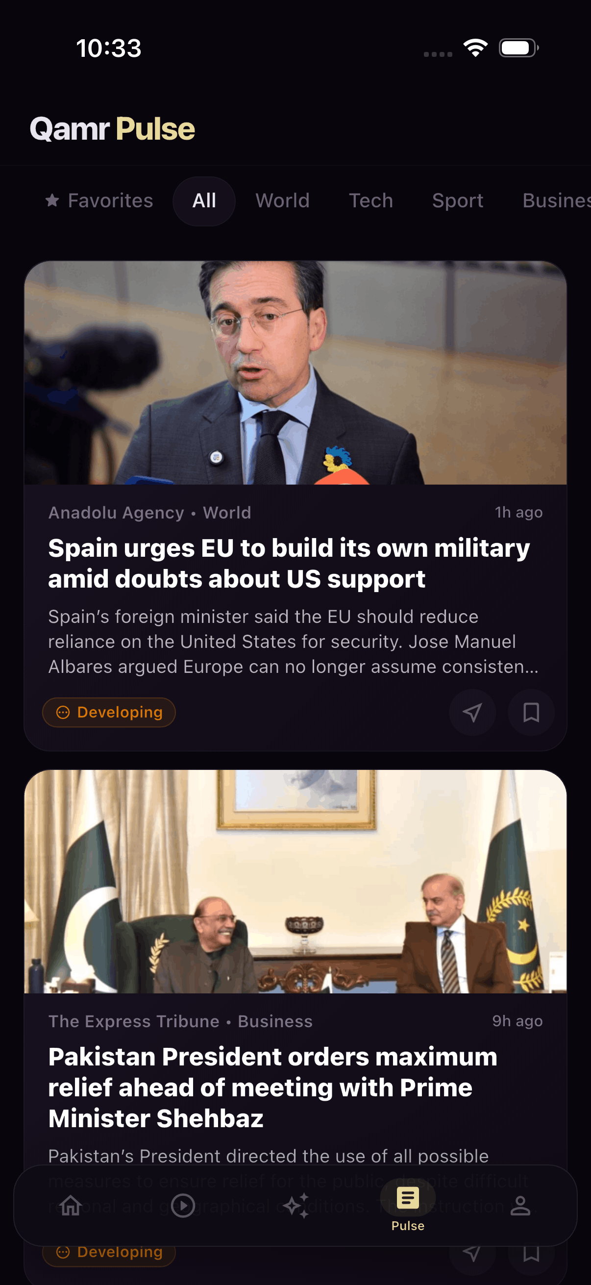 Qamr Pulse — high-signal Ummah news and discussions