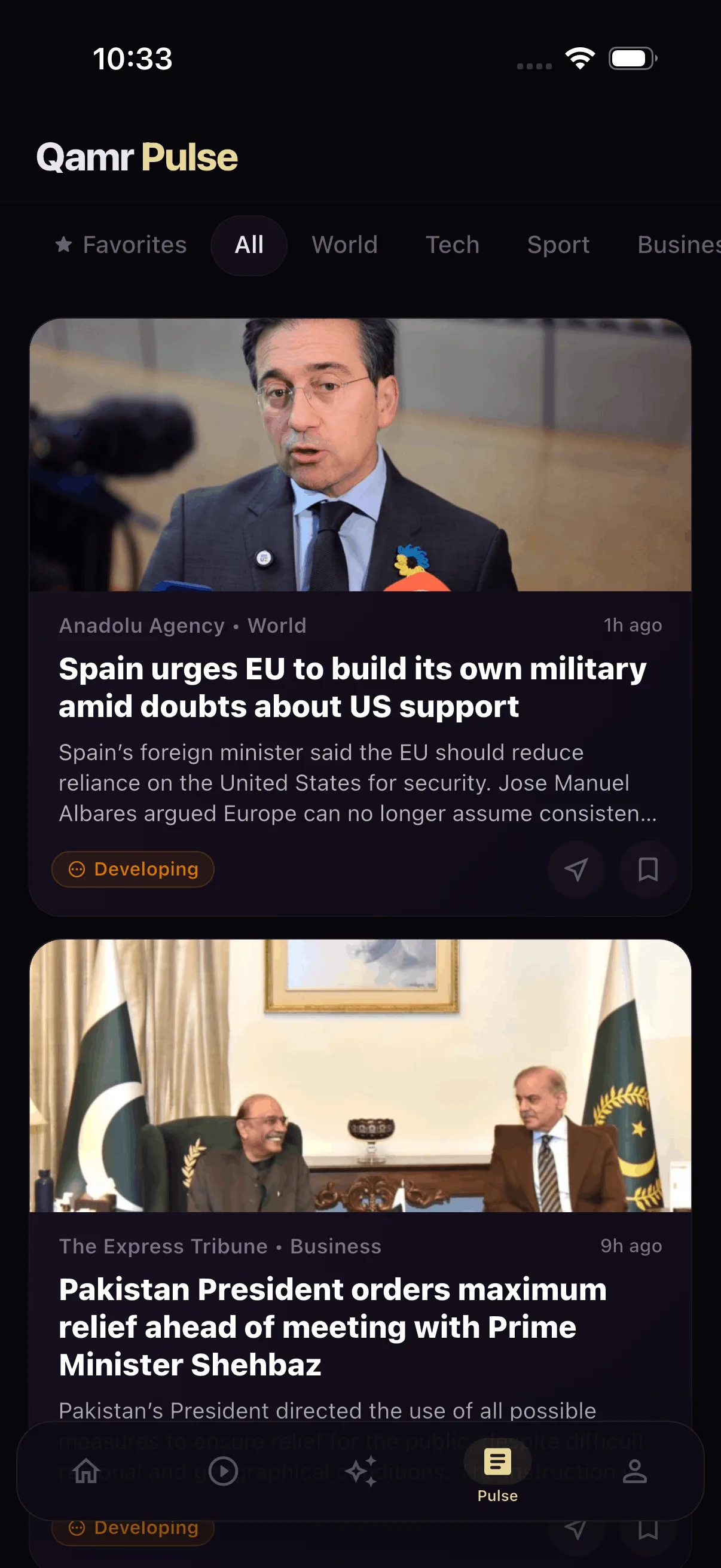 Qamr Pulse — high-signal Ummah news and discussions